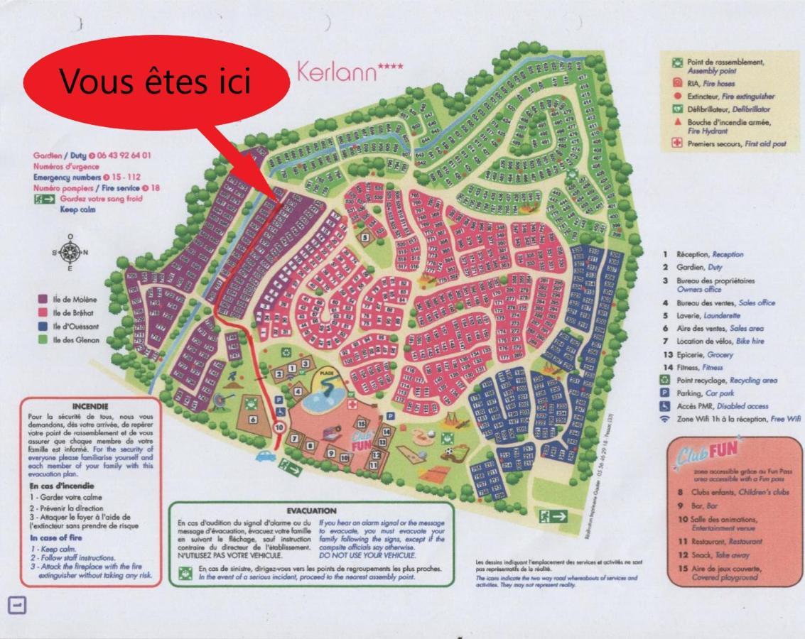 Mobil-Home 6/8 Personnes Au Domaine De Kerlann, Pont-Aven Zewnętrze zdjęcie